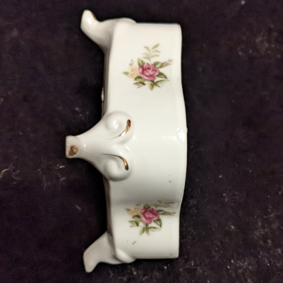 Vintage Arnart Creation Floral Japan Porcelain Candy/Jewelry Trinket Box - Picture 5 of 12